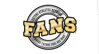 FANS FUTURE ATHLETES NETWORK WHERE FUTURE FANS ARE BORN logo