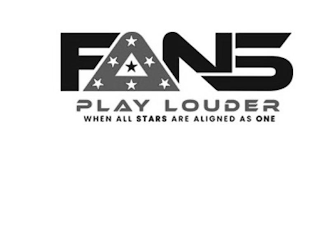 FANS PLAY LOUDER WHEN ALL STARS ARE ALIGNED AS ONE logo