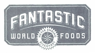 FANTASTIC WORLD FOODS NEVER ENDING DISCOVERY logo