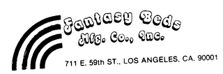 FANTASY BEDS MFG. CO., INC. logo