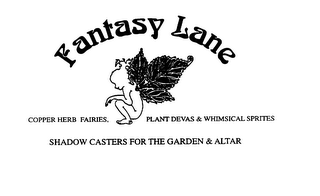 FANTASY LANE COPPER HERB FAIRIES, PLANT DEVAS & WHIMSICAL SPRITES SHADOW CASTERS FOR THE GARDEN & ALTAR logo