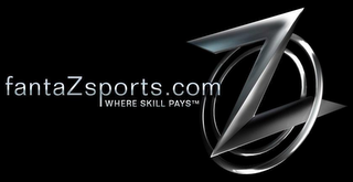 FANTAZSPORTS.COM Z WHERE SKILL PAYS logo