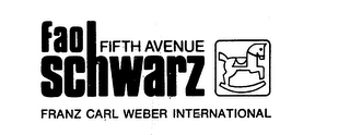 FAO SCHWARZ FIFTH AVENUE FRANZ CARL WEBER INTERNATIONAL logo