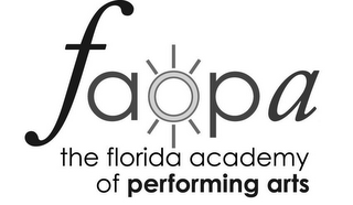 FAOPA THE FLORIDA ACADEMY OF PERFORMINGARTS logo