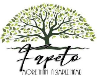 FAPETO MORE THAN A SIMPLE NAME logo
