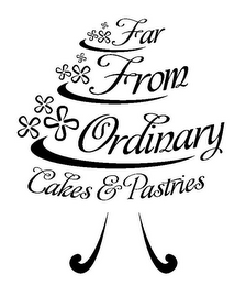 FAR FROM ORDINARY CAKES & PASTRIES logo