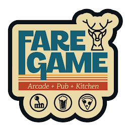 FARE GAME ARCADE+ PUB+ KITCHEN logo