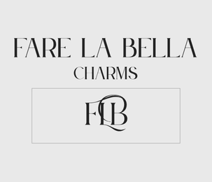 FARE LA BELLA CHARMS  FLB logo