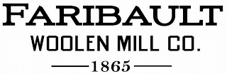 FARIBAULT WOOLEN MILL CO. 1865 logo