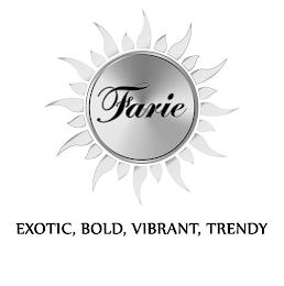 FARIE EXOTIC, BOLD, VIBRANT, TRENDY logo