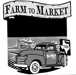 FARM TO MARKET BEST MAID FARMS FARM 1926 ROAD logo