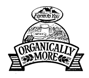 FARM TO YOU ORGANICALLY MORE logo