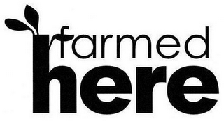 FARMED HERE logo