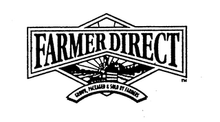 FARMER DIRECT GROWN, PACKAGED & SOLD BY FARMERS logo