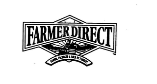 FARMER DIRECT GROWN, PACKAGED & SOLD BY FARMERS logo