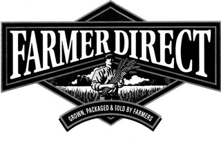 FARMER DIRECT GROWN, PACKAGED & SOLD BY FARMERS logo