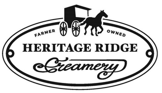 FARMER OWNED HERITAGE RIDGE CREAMERY logo