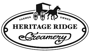FARMER OWNED HERITAGE RIDGE CREAMERY logo