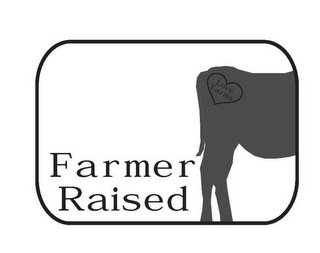 FARMER RAISED LOVE FARMS logo