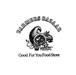 FARMERS BAZAAR GOOD FOR YOU FOOD STORE logo