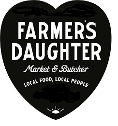FARMER'S DAUGHTER MARKET & BUTCHER LOCAL FOOD, LOCAL PEOPLE logo