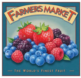 FARMERS MARKET THE WORLD'S FINEST FRUIT logo