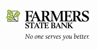 FARMERS STATE BANK NO ONE SERVES YOU BETTER logo