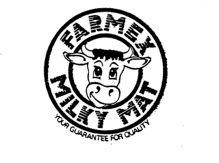 FARMEX MILKY MAT YOUR GUARANTEE FOR QUALITY logo