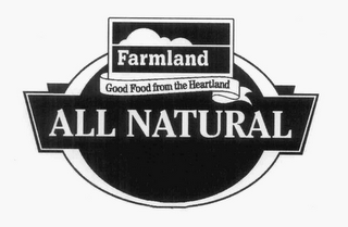 FARMLAND GOOD FOOD FROM THE HEARTLAND ALL NATURAL logo