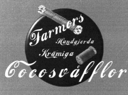FARMORS HANDGJORDA KRAMIGA COCOSVÅFFLOR logo