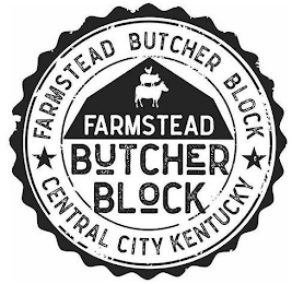 FARMSTEAD BUTCHER BLOCK CENTRAL CITY KENTUCKY logo