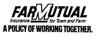 FARMUTUAL INSURANCE FOR TOWN AND FARM APOLICY OF WORKING TOGETHER. logo