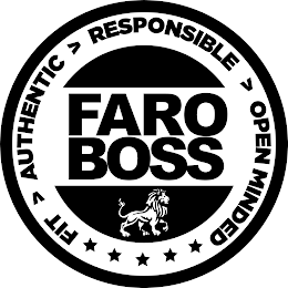 FAROBOSS FIT AUTHENTIC RESPONSIBLE OPEN MINDED