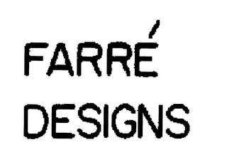 FARRE DESIGNS logo