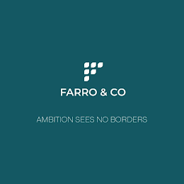 FARRO & CO AMBITION SEES NO BORDERS logo