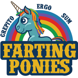 FARTING PONIES CREPITO ERGO SUM logo