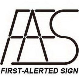 FAS FIRST-ALERTED SIGN logo