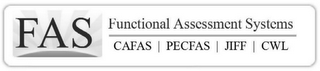 FAS FUNCTIONAL ASSESSMENT SYSTEMS CAFAS | PECFAS | JIFF | CWL logo