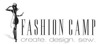 FASHION CAMP CREATE. DESIGN. SEW. logo