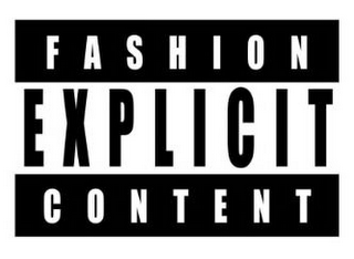 FASHION EXPLICIT CONTENT logo
