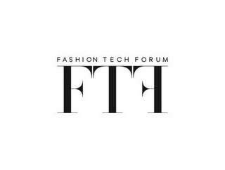 FASHION TECH FORUM FTF logo