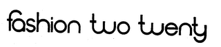 FASHION TWO TWENTY logo