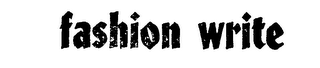 FASHION WRITE logo