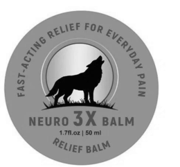 FAST-ACTING RELIEF FOR EVERYDAY PAIN NEURO 3X BALM 1.7FL.OZ | 50 ML RELIEF BALM logo