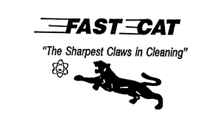 FAST CAT THE SHARPEST CLAWS IN CLEANING logo
