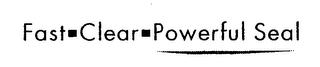FAST-CLEAR-POWERFUL SEAL logo
