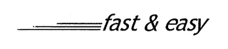 FAST & EASY logo