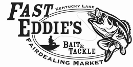 FAST EDDIE'S BAIT & TACKLE KENTUCKY LAKE FAIRDEALING MARKET logo