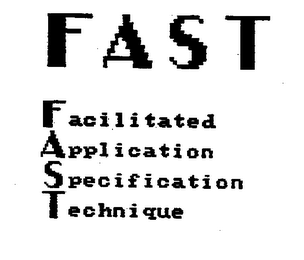 FAST FACILITATED APPLICATION SPECIFICATION TECHNIQUE logo