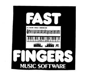 FAST FINGERS MUSIC SOFTWARE EB MAJOR SCALE ASCENDING F G C D logo